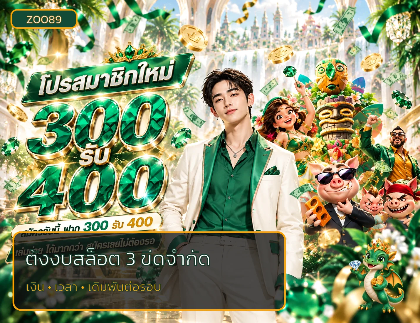 ZOO89 มือใหม่ ตั้งงบสล็อตด้วยหลัก 3 ขีดจำกัด